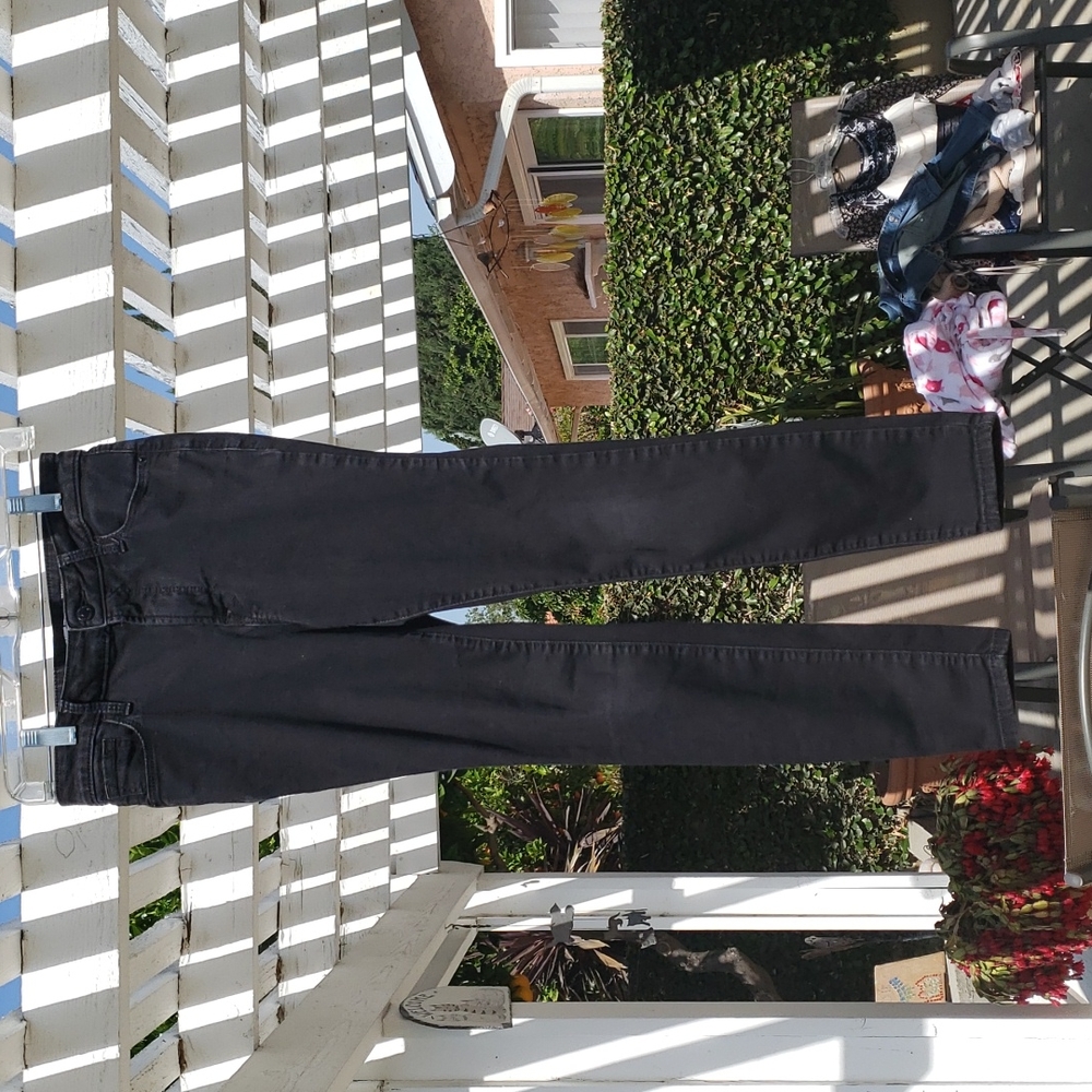 Black High Rise Skinny Jeans